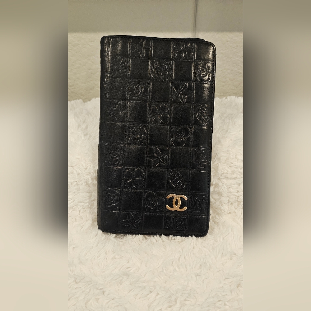 Chanel Quilted Calfskin Long Wallet